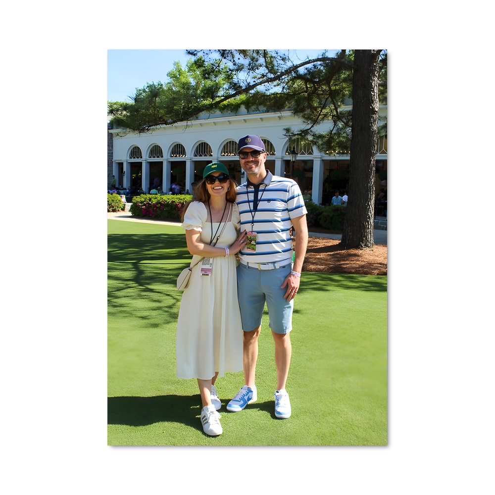 Poster La Rencontre au Club – affiche Golf